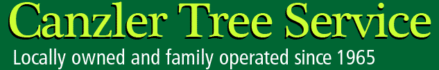 Canzler Tree Service, locally owned and family operated since 1965.